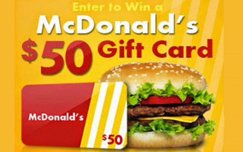 Carte cadeau McDonald