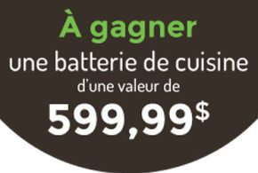 Batterie de cuisine the Rock à gagner