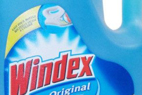 Bouteille de nettoyant à vitre Windex à 1.50$