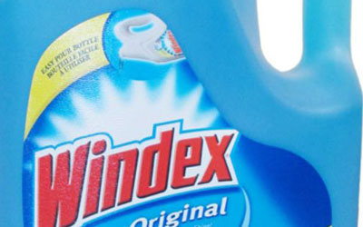Bouteille de nettoyant à vitre Windex à 1.50$