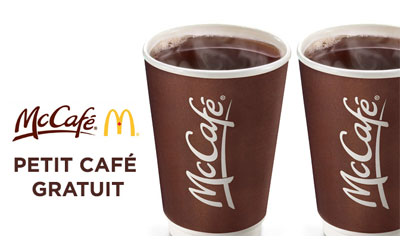 Café Gratuit chez McDonald’s
