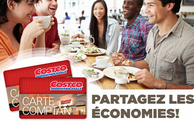 Carte-cadeau Costco gratuite de 10$