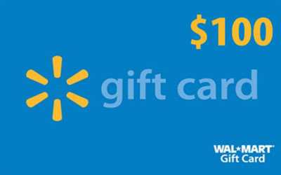 Carte-cadeau Walmart de 100$ à gagner