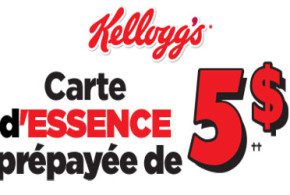 Carte gratuite d’essence prépayée de 5$