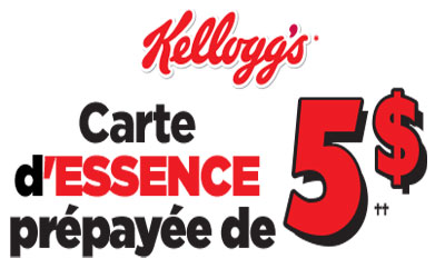 Carte gratuite d’essence prépayée de 5$