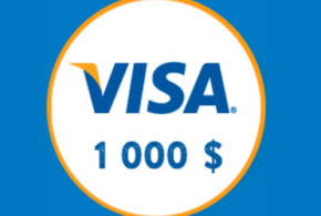 Cartes Visa prépayées de 1000$ à gagner