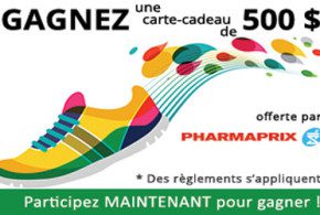 Cartes-cadeaux Pharmaprix de 500$