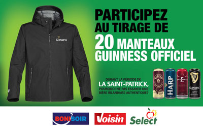 Manteaux Guinness Officiel