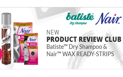 Test de produit, Cire Nair et shampoing sec Batiste