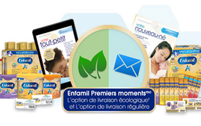 160$ de cadeaux gratuits, Enfamil