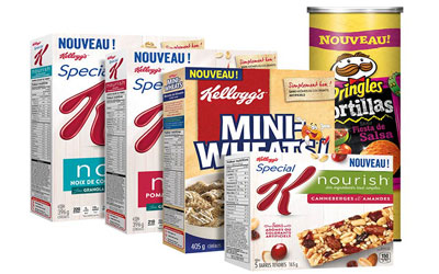 Ensemble de produits Kellogg’s à gagner