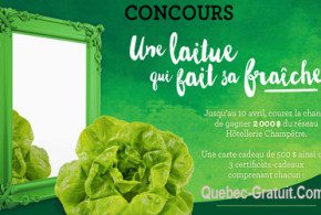 2000$ du réseau Hôtellerie Champêtre