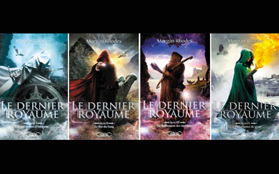 4 tomes de la série de romans « Le dernier royaume »