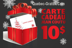 Carte Jean Coutu de 10$