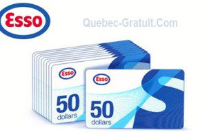 Carte cadeau Esso de 50$