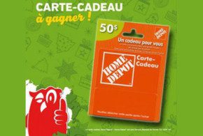 Carte cadeau Home Dépôt de 50$