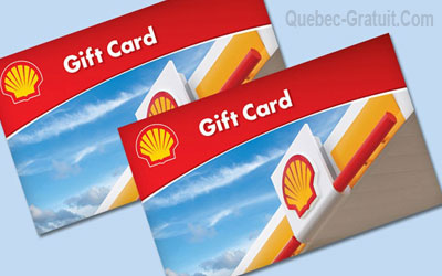 Carte cadeau Shell de 50$