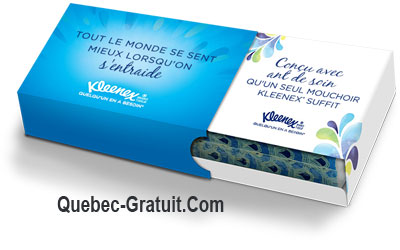 Colis Kleenex personnalisé Gratuit