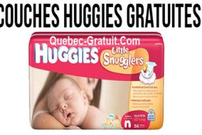 Couches Huggies Gratuites