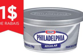 Coupon fromage à la crème PHILADELPHIA