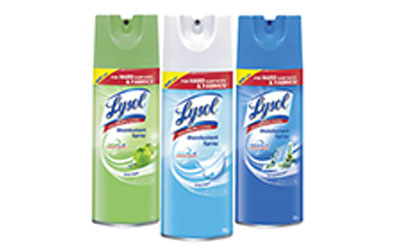 Coupon vaporisateur désinfectant Lysol