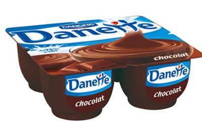 Danette de Danone (4x100g) à 0.49$