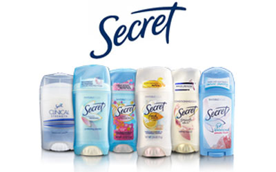 Deodorant Secret Gratuit