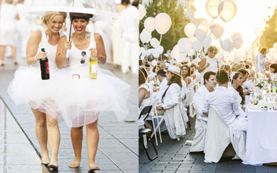 Invitation pour le Dîner en Blanc de Victoriaville