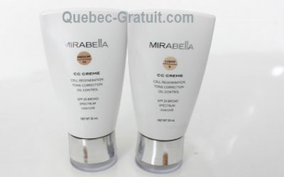 Echantillon Gratuit, CC Crème Mirabella