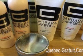 Echantillon gratuit de produits de beauté Barbara Campbell