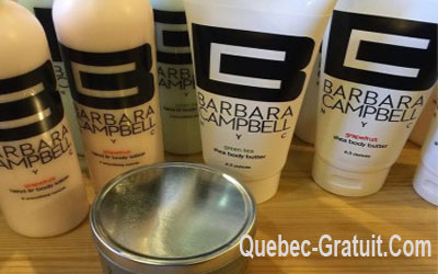 Echantillon gratuit de produits de beauté Barbara Campbell