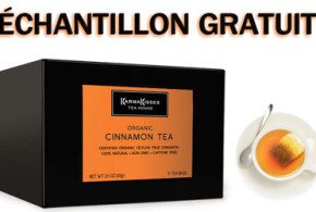 Echantillon gratuit du thé organique à la cannelle Karma Kisses