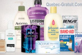 Echantillons gratuits de Johnson & Johnson