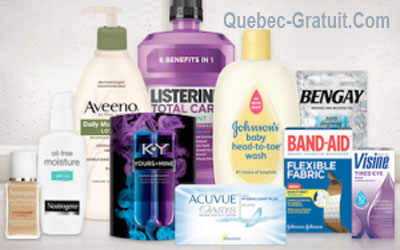 Echantillons gratuits de Johnson & Johnson