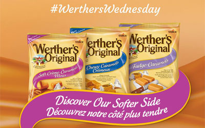 Emballages Gratuits de caramels Werther’s Original