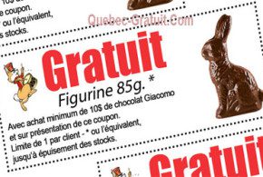 Figurine en chocolat Gratuite