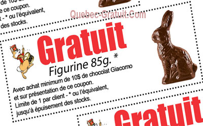 Figurine en chocolat Gratuite