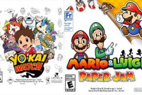 Jeux Mario & Luigi: Paper Jam et YO-KAI WATCH