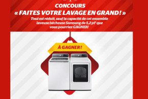 Laveuse/sécheuse Samsung de 2300$
