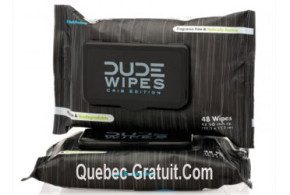 Lingettes Dude Wipes Gratuites