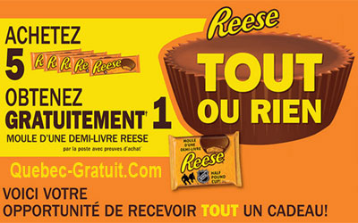 Moules REESE d’une demi-livre Gratuits