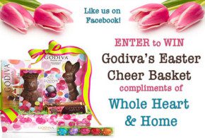 Panier cadeaux de chocolat Godiva