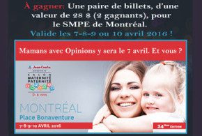 Billets pour le Salon Maternité Paternité Enfants