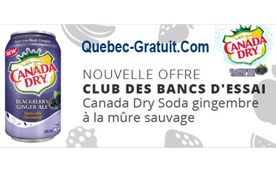 Test de produit, Canada Dry Soda gingembre