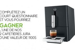 Une cafetière de marque Jura