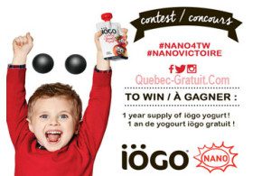 Une année de yogourts iögo