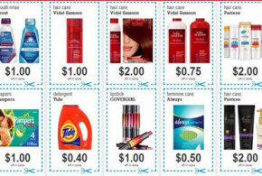 48$ en coupons P&G
