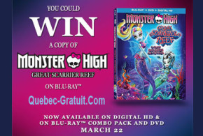 Combo Blu-ray du film Monster High : Great Scarrier Reef
