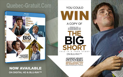 Combo Blu-ray du film The Big Short