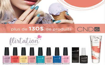 Ensemble de produits CND de 130$